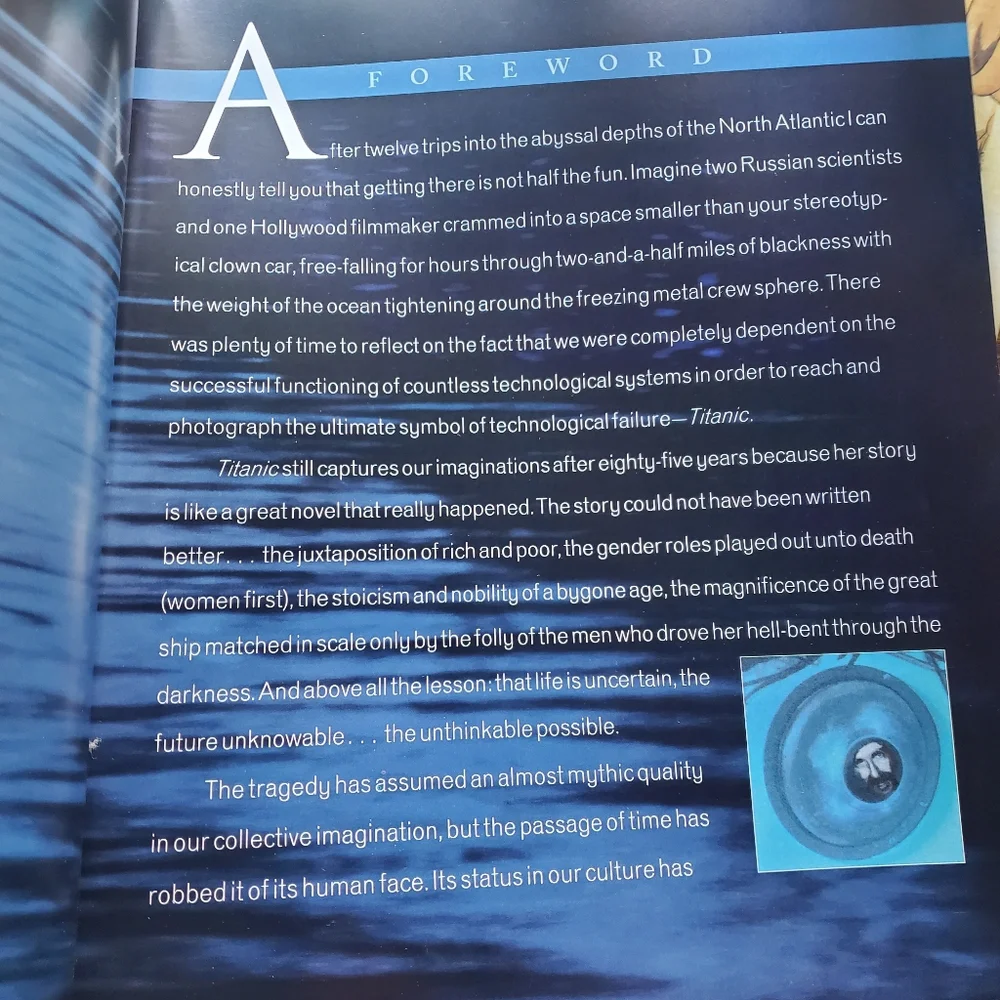 James Cameron's Titanic Softcover Book‎